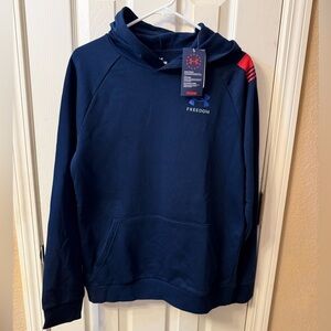 Under Armour Youth Dark Blue Freedom Hoodie